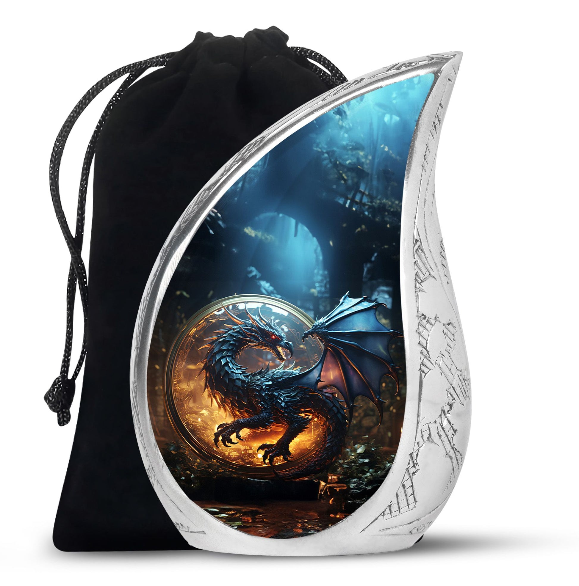 Dragon Memorial Urn - Dragon Urns Funeral Large Cremation Urns