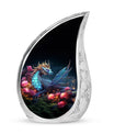 Dragon Moonlit Roses Urn - Dragon Urns Funeral Large  Urns