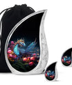 Dragon Moonlit Roses Urn - Dragon Urns Funeral Large  Urns
