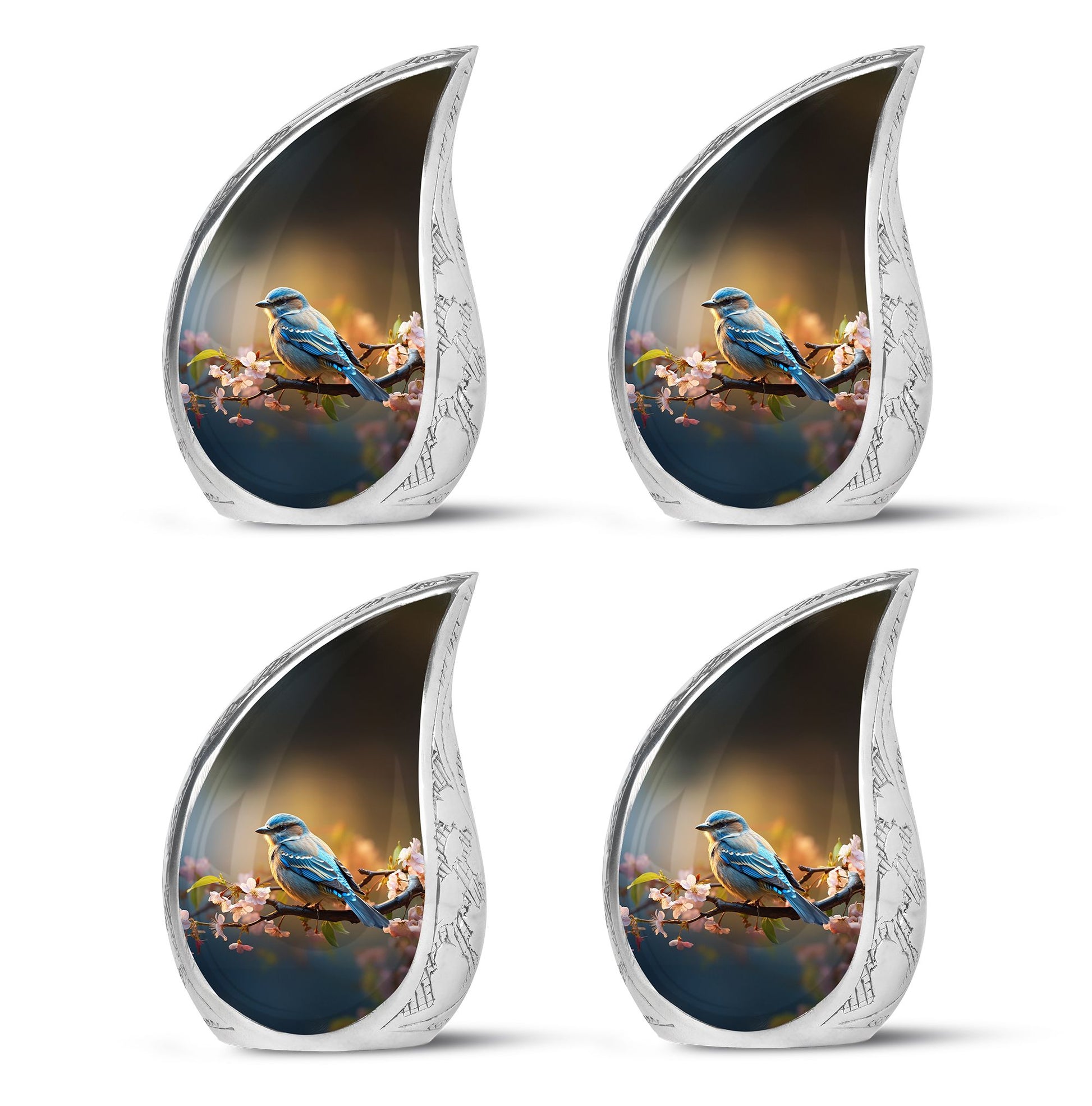 Spring Blossom - Bird Urns Funeral Large Cremation Urns For Ashes