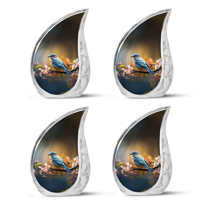 Personalized Bird Cremation Urn for Human Ashes - 10-inch, 200 cu in - Yatskia