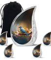 Spring Blossom - Bird Urns Funeral Large Cremation Urns For Ashes