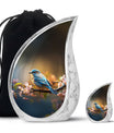 Spring Blossom - Bird Urns Funeral Large Cremation Urns For Ashes
