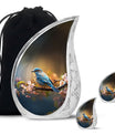 Spring Blossom - Bird Urns Funeral Large Cremation Urns For Ashes