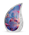 Flamingo Love Cremation Urn for Human Ashes - Cremation Urns For Adult