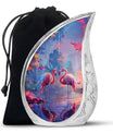 Flamingo Love Cremation Urn for Human Ashes - Cremation Urns For Adult