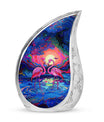 Vibrant Flamingo Fantasy - Bird Urns Funeral Large Cremation Urns