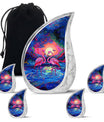 Vibrant Flamingo Fantasy - Bird Urns Funeral Large Cremation Urns