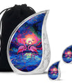 Vibrant Flamingo Fantasy - Bird Urns Funeral Large Cremation Urns