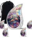 Vibrant Flamingo Pair Cremation Urn for Human Ashes - Funeral Urns For Adult