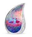 Pink Flamingo Cremation Urn For Human Ashes For Men & Women