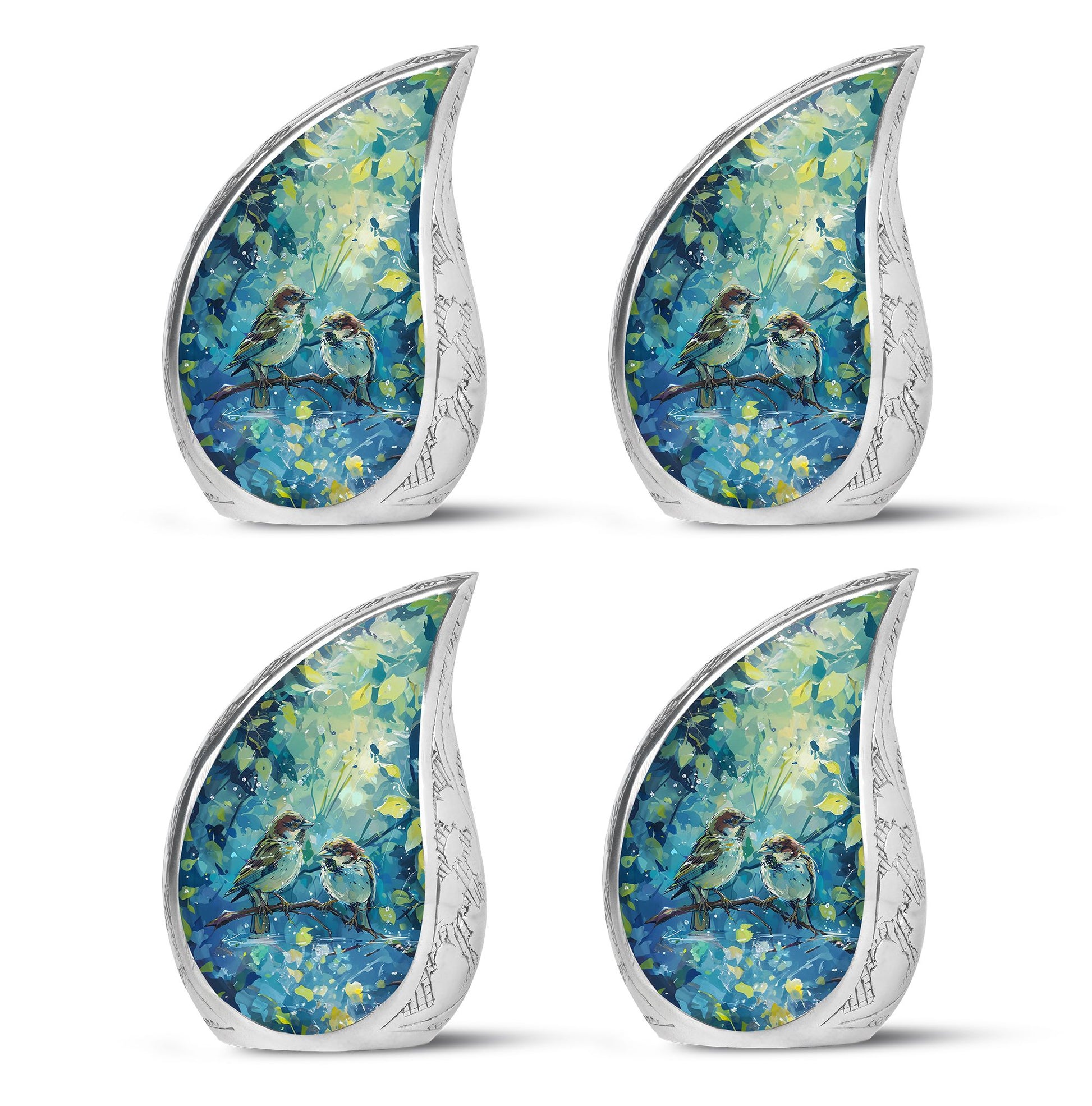 Sparrow Pair Cremation Urn for Human Ashes - Cremation Urns For Adults