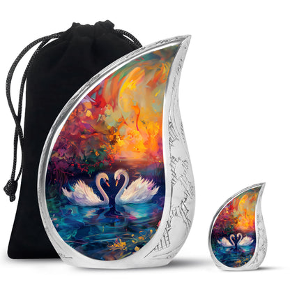 Personalized Bird Cremation Urn for Men & Women - 10-inch, 200 cu in - Yatskia