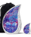 Dual Swan Cremation Urns For Human Ashes - Mini Urn Set For Ashes