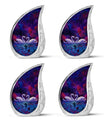 Dual Swan Cremation Urns For Human Ashes - Burial Urns For Adult