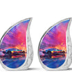 Racing Car Cremation Urns Large & Small Combo -  Urns For Adults