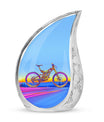 Vibrant Bicycle Urn for Human Ashes - Cremation Urns For Adult