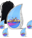 Vibrant Bicycle Urn for Human Ashes - Cremation Urns For Adult
