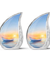 Sunset Boat Urn for Human Ashes - Boat Cremation Urns For Adults