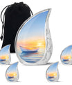 Sunset Boat Urn for Human Ashes - Boat Cremation Urns For Adults