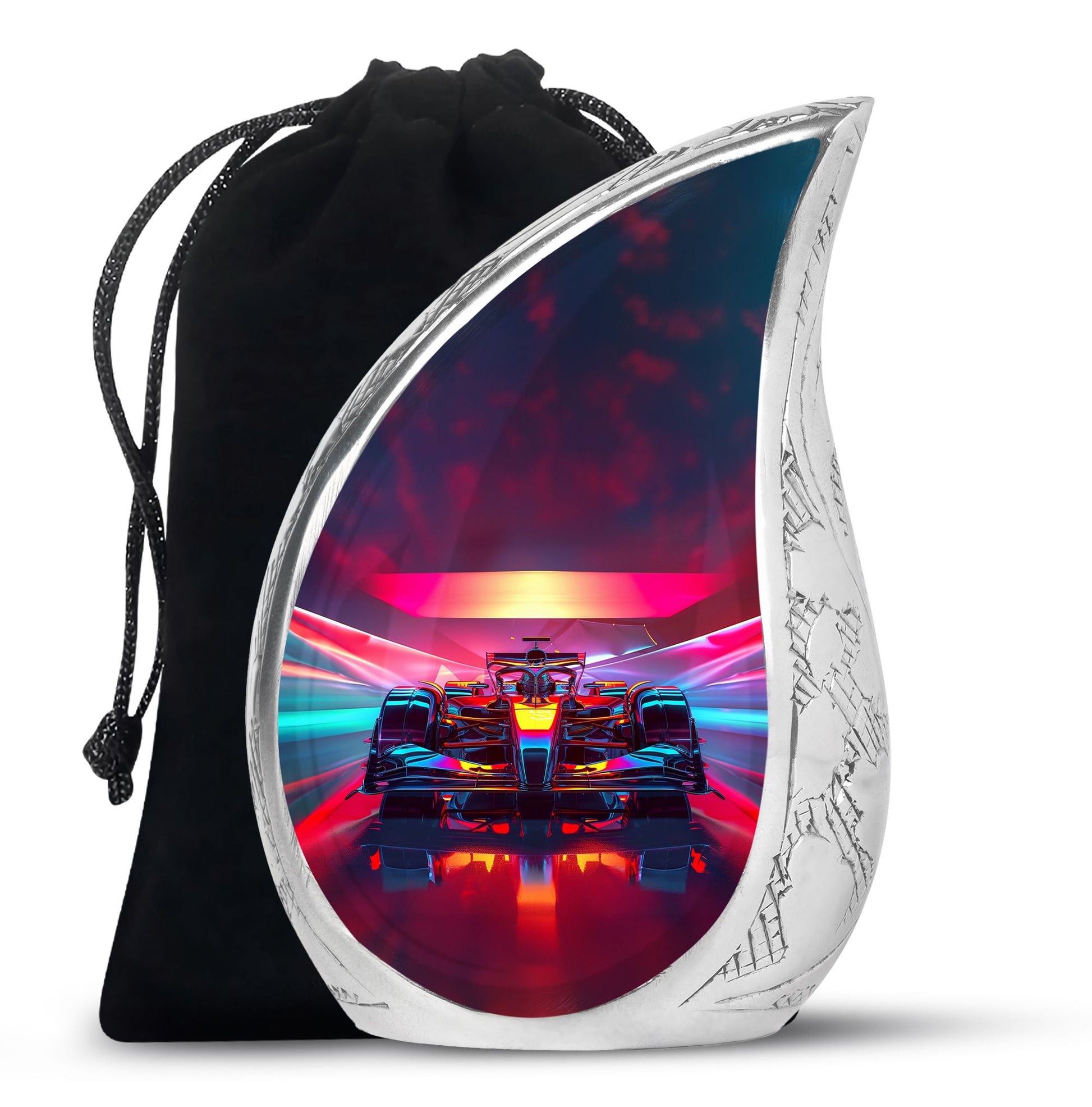 Racing Car Cremation Urn for Ashes – Unique Tribute For Motorsports Fans