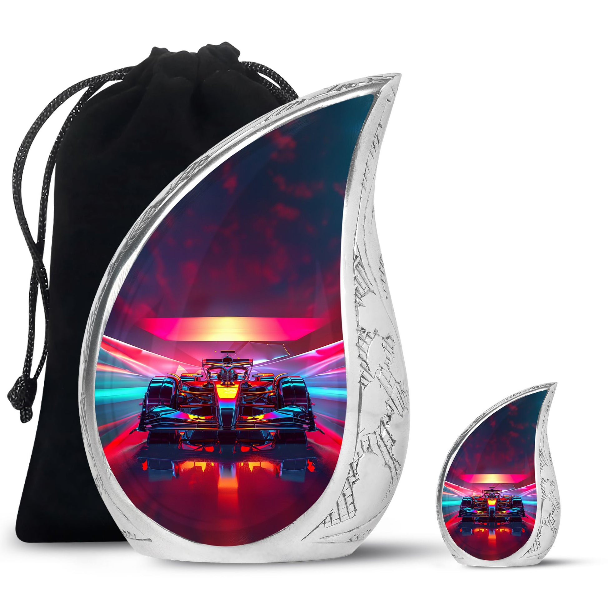 Racing Car Cremation Urn for Ashes – Unique Tribute For Motorsports Fans