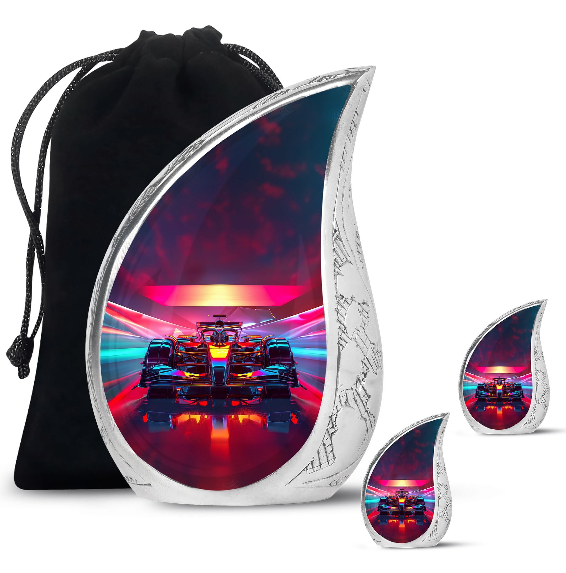Racing Car Cremation Urn for Ashes – Unique Tribute For Motorsports Fans