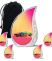 Colorful Race Car Cremation Urn - Decorative Funeral Urns For Dad Ashes