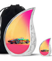 Colorful Race Car Cremation Urn - Decorative Funeral Urns For Dad Ashes