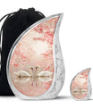Swan and Cherry Blossom Cremation Urn – Elegant Memorial for Ashes