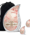 Swan and Cherry Blossom Cremation Urn – Elegant Memorial for Ashes