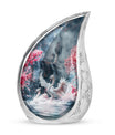 White Swan Funeral Urn - Large Urns For Human Ashes Adult Female