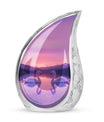 Pink Couple Swan Urn – Elegant Memorial Cremation Urn For Couple Ashes