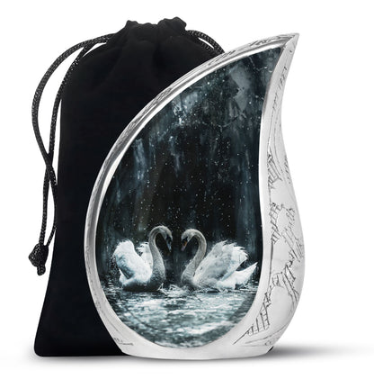 Personalized Bird Cremation Urn for Mom - 10-inch, 200 cu in - Yatskia