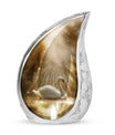 Golden Light Swan Cremation Urn for Human Ashes  - Memorial Urn for Adults
