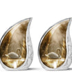 Golden Light Swan Cremation Urn for Human Ashes  - Memorial Urn for Adults