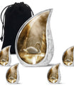 Golden Light Swan Cremation Urn for Human Ashes  - Memorial Urn for Adults