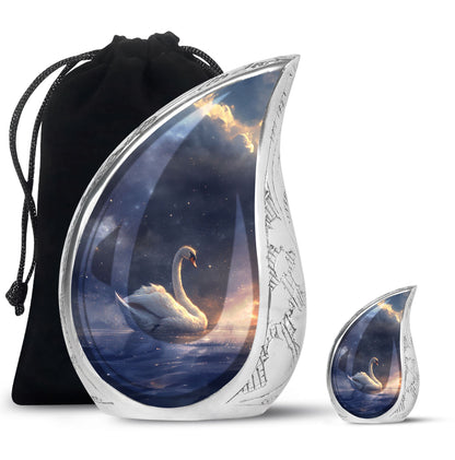 Personalized Bird Cremation Urn for Women - 10-inch, 200 cu in - Yatskia