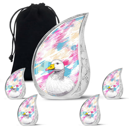 Personalized Bird Cremation Urn for Human Ashes - 10-inch, 200 cu in - Yatskia