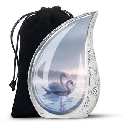 Personalized Bird Cremation Urn for Men and Women - 10-inch, 200 cu in - Yatskia