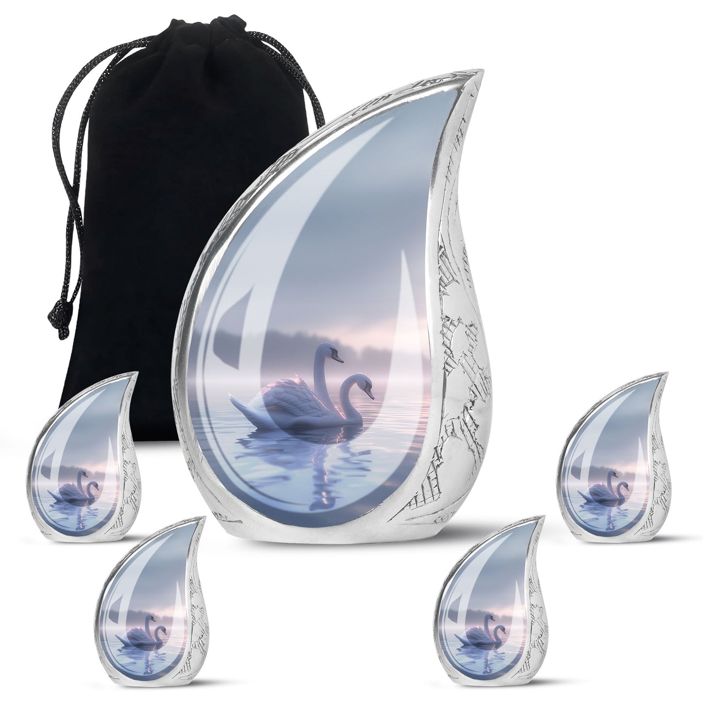 Personalized Bird Cremation Urn for Men and Women - 10-inch, 200 cu in - Yatskia
