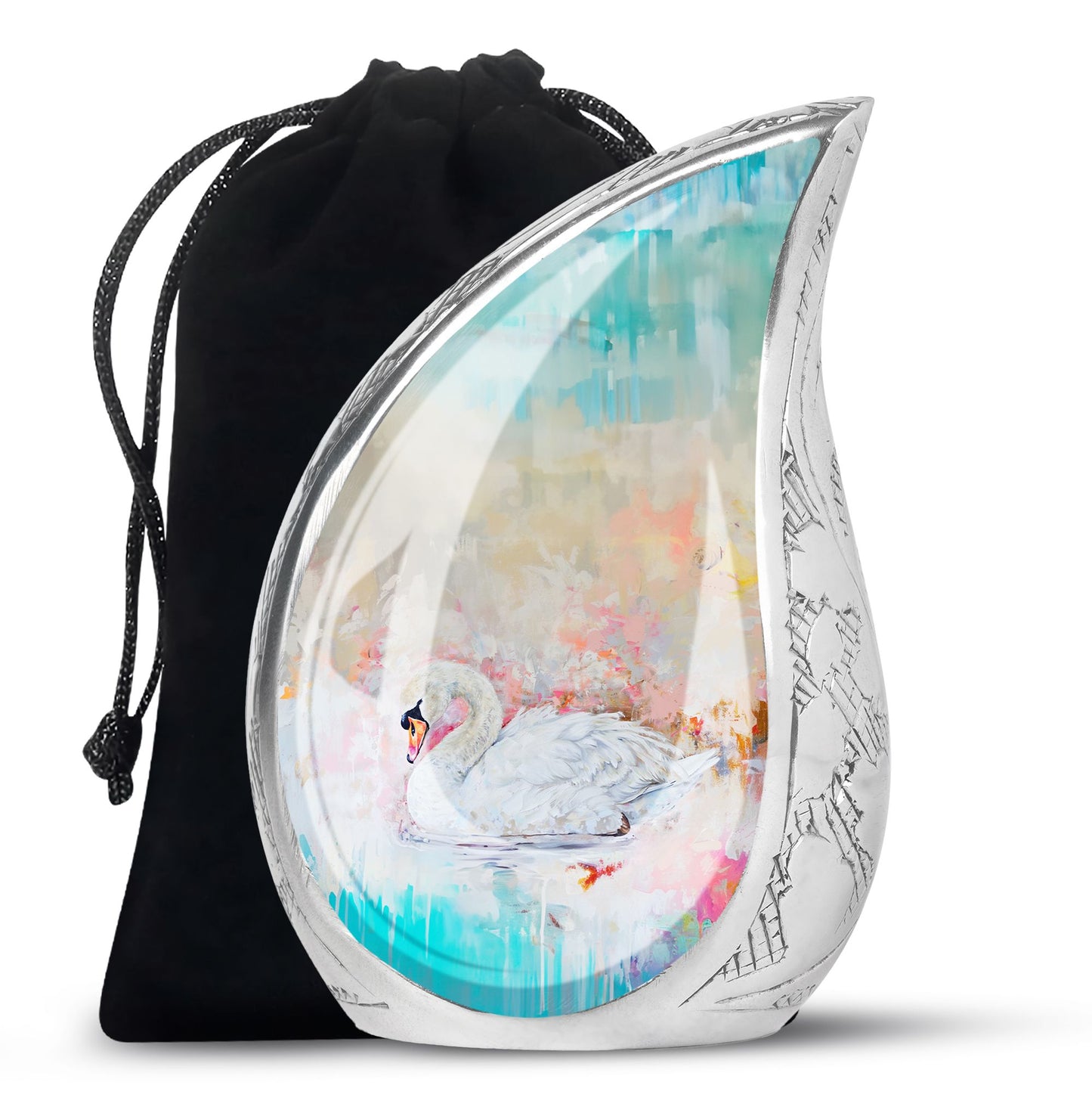 Personalized Bird Cremation Urn for Adults - 10-inch, 200 cu in - Yatskia
