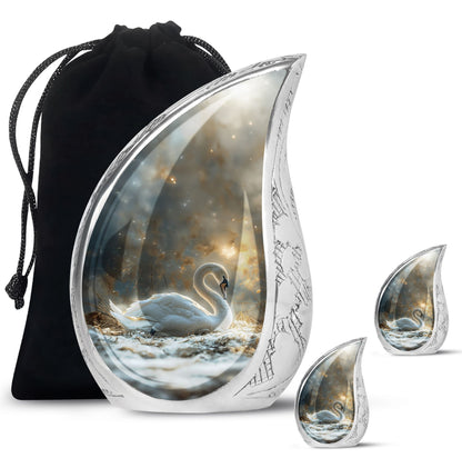 Personalized Bird Cremation Urn for Adults - 10-inch, 200 cu in - Yatskia