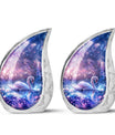 Purple Swan Cremation Urn for Human Ashes - Large Urns For Female & Male
