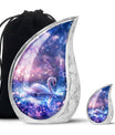 Purple Swan Cremation Urn for Human Ashes - Large Urns For Female & Male