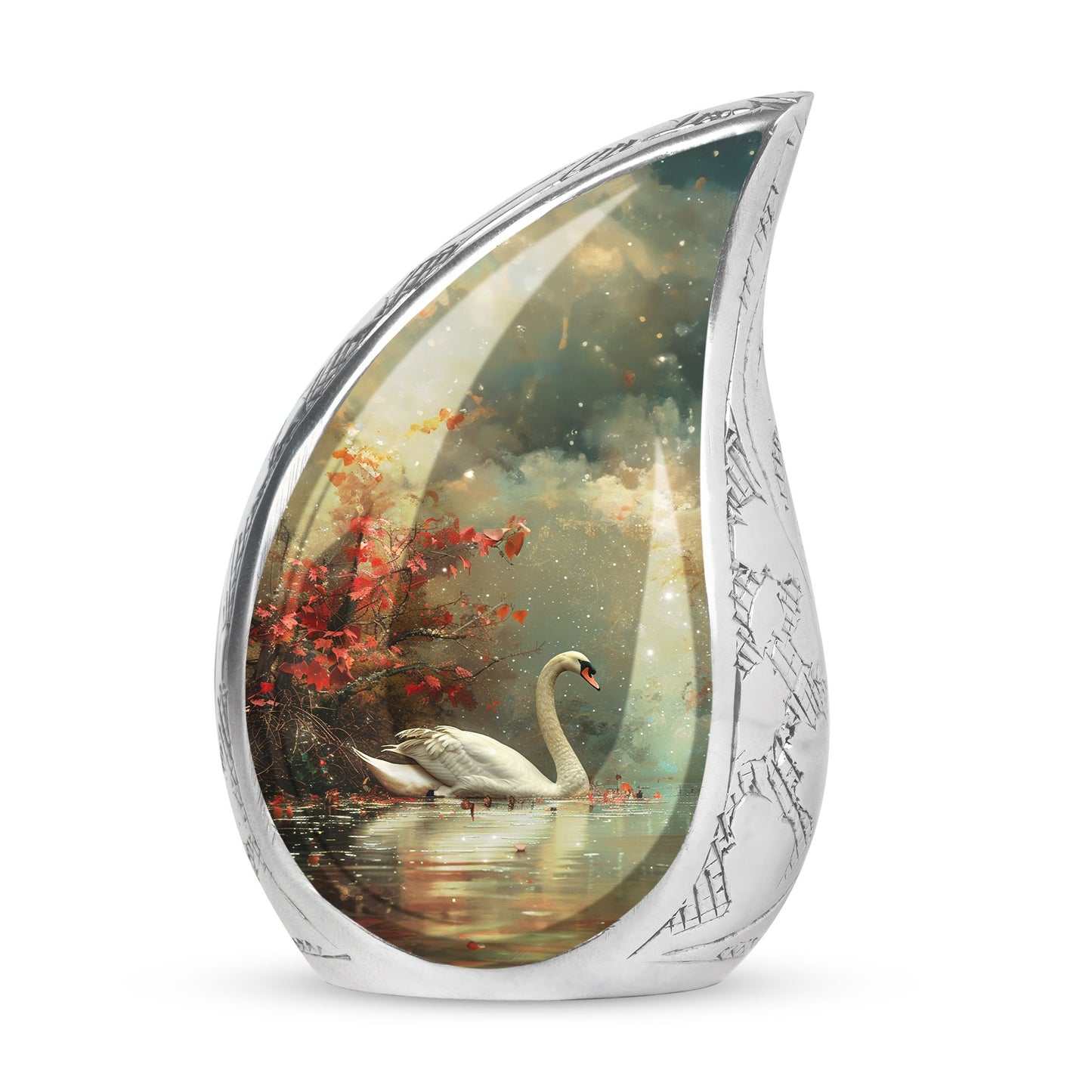 Personalized Bird Cremation Urn for Dad - 10-inch, 200 cu in - Yatskia