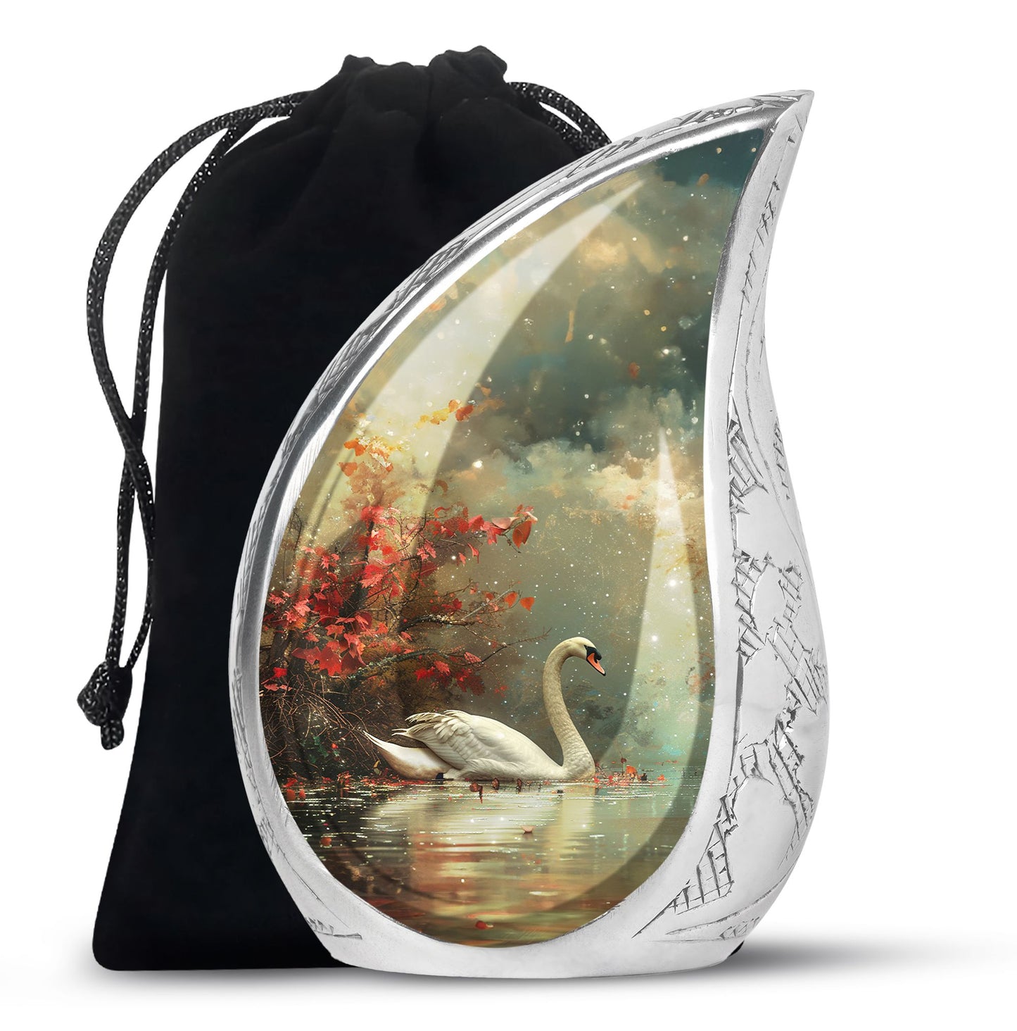 Personalized Bird Cremation Urn for Dad - 10-inch, 200 cu in - Yatskia