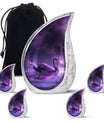 Purple Swan Cremation Urns For Human Ashes - Funeral Urns For Ashes