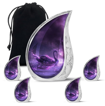 Large Urn With 4 Keepsake Urn