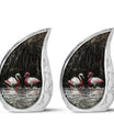 Swan Pair Cremation Urns For Human Ashes - Funeral Urns For Adult
